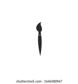 Painter palette and Paint brush Icon vector sign isolated for graphic and web design. Painter palette and Paint brush symbol template color editable on white background.