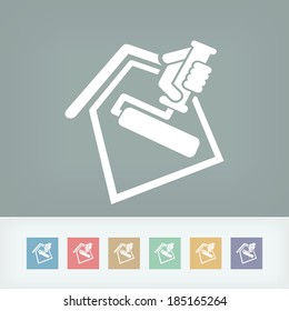 Painter roll symbol
