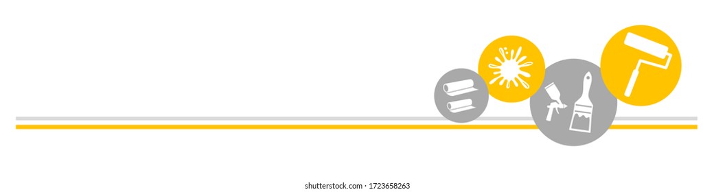 painter service graphic in vector quality
