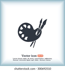 painter vector icon