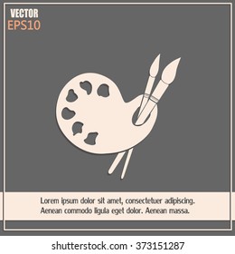 painter vector icon