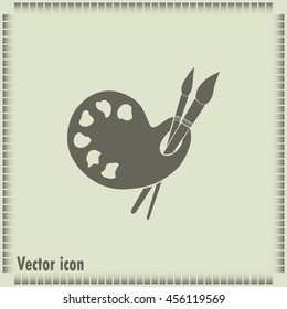 painter vector icon