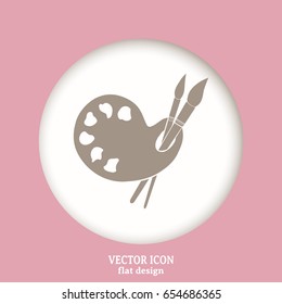 painter vector icon