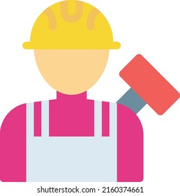 painter  Vector illustration on a transparent background. Premium quality symmbols. Line Color vector icons for concept and graphic design.