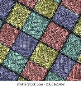 Color de fondo del trazo del pincel de estilo rosa pálido. Diseño geométrico con efecto de quemadura cruzada.