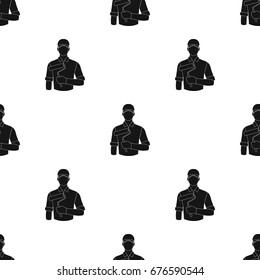 Painter.Professions single icon in black style vector symbol stock illustration web.