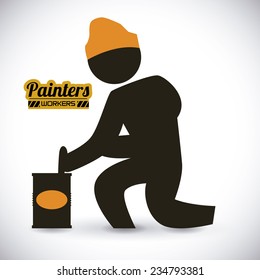 painters design , vector illustration