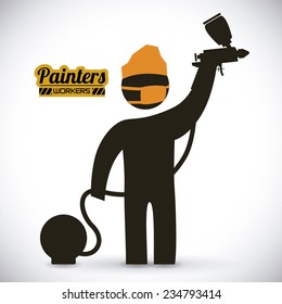 painters design , vector illustration