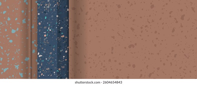 Painting Art MIlk chocolate Paint Abstract background on coffee muted Mocha shade 2025 Mousse color futuristic elements banner