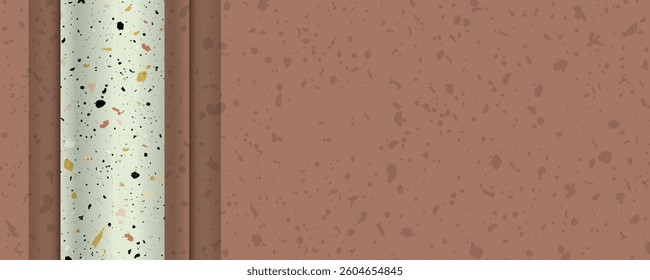 Painting Art MIlk chocolate Paint Abstract background on coffee muted Mocha shade 2025 Mousse color futuristic elements banner