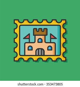 painting artwork vector icon