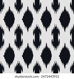 Painting black white drawing decor , Ethnicity botanical fashion colorful drawing beautiful textile ornamental ogee endless ornament seamless trendy endless pattern illustration stripe vector print 