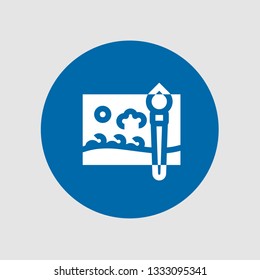  Painting brush icon. Editable  Painting brush icon for web or mobile.