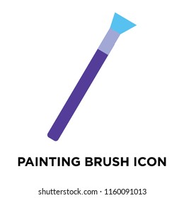 Painting brush icon vector isolated on white background, Painting brush transparent sign