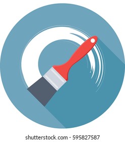 Painting Brush Vector Icon