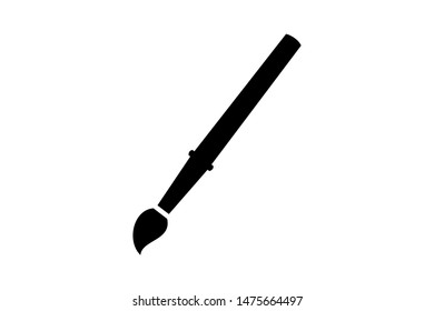Painting brush vector  suitable for logo, creative, illustration, ornament