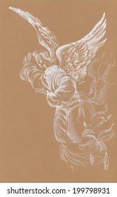 Painting Collection: Angel vector