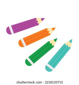 Painting Coloring Tools Illustration Vector Clipart