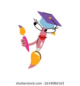 Painting degree Vector Sticker. Eps 10 File 