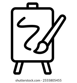 Painting Hobby object icon illustration