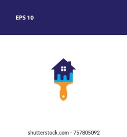 painting home logotype
