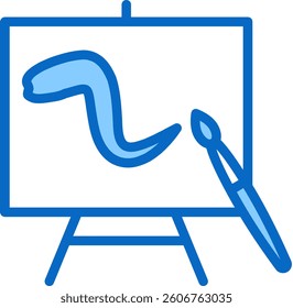 Painting Icon Element For Design