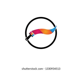 Painting icon logo