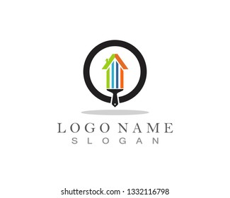 Painting icon logo