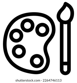 painting icon or logo isolated sign symbol vector illustration - high quality black style vector icons
