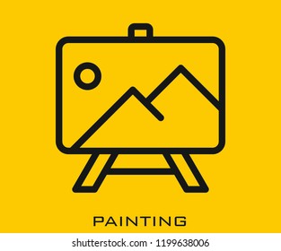 Painting icon signs