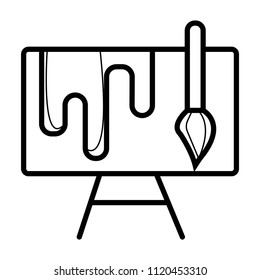 painting icon vector