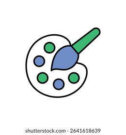 Painting Icon vector stock illustration