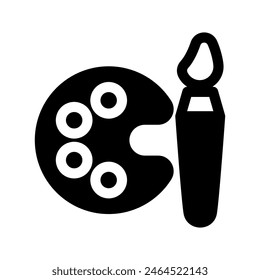 Painting Icon Vector Symbol Design Illustration