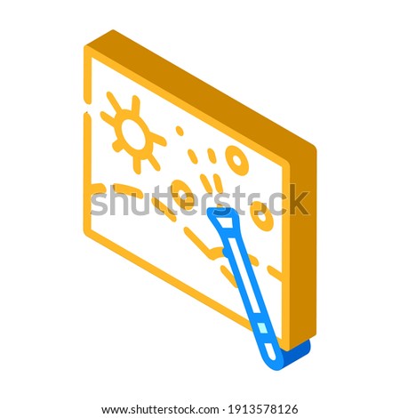painting with light isometric icon vector. painting with light sign. isolated symbol illustration