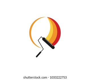 Painting logo design 