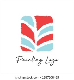 painting logo design