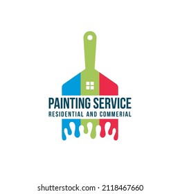 Painting Logo Design Template Download