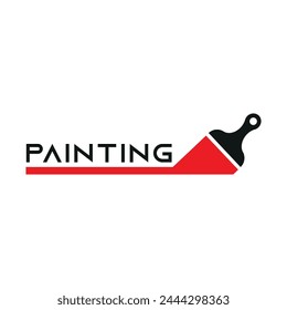 painting logo icon vector illustration