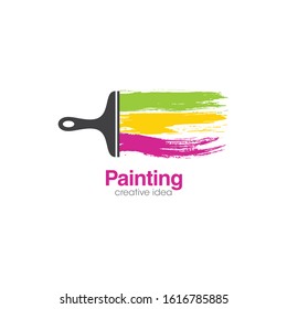 Painting Logo and Icon Vector Template