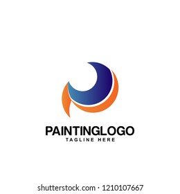painting logo template