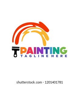 Painting Logo Template Design Vector