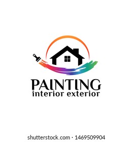 Painting Logo Template Design Vector