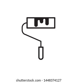 Painting logo template vector icon design