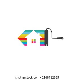 Painting Logo Template vector icon Illustration design 