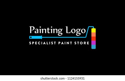 painting logo vector