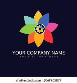 Painting logo vector design illustration