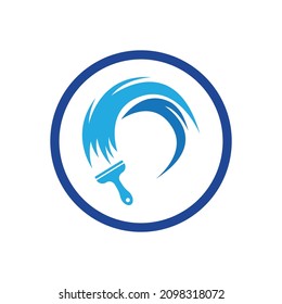 Painting logovector illustration design template