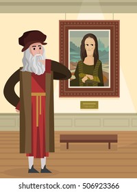  painting in museum