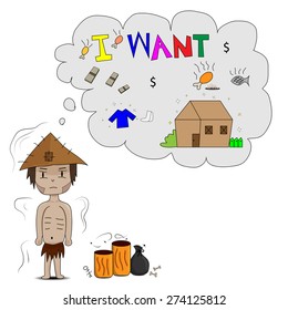 Painting the needs of the poor.