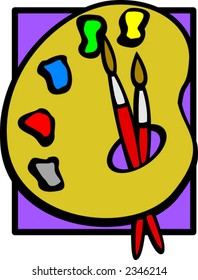painting palette